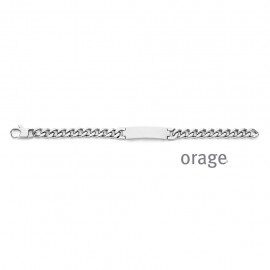 BA266 Orage Armband identiteit staal gourmette
