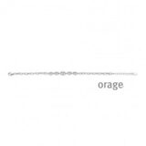 BA018 Armband zilver zirconium lengte 19cm