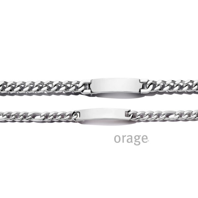 Armband identiteit staal figro at345