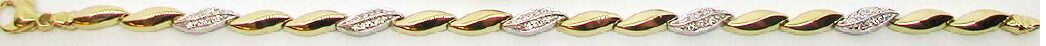 geelgouden armband 18ct briljanten 0.250ct 