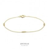 AA0047D/18 Armband 18ct geelgoud briljant 0.100ct
