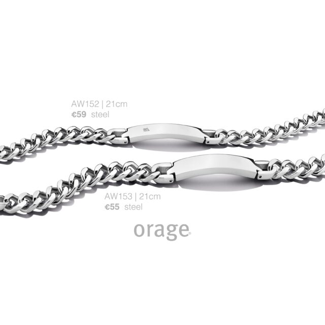 Orage AW152 armband heren staal