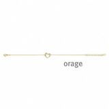 AW245 armband hart  verguld  17+ 3cm Orage