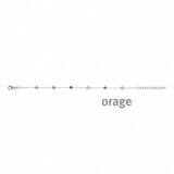 AW205 armband hart multi zilver Orage