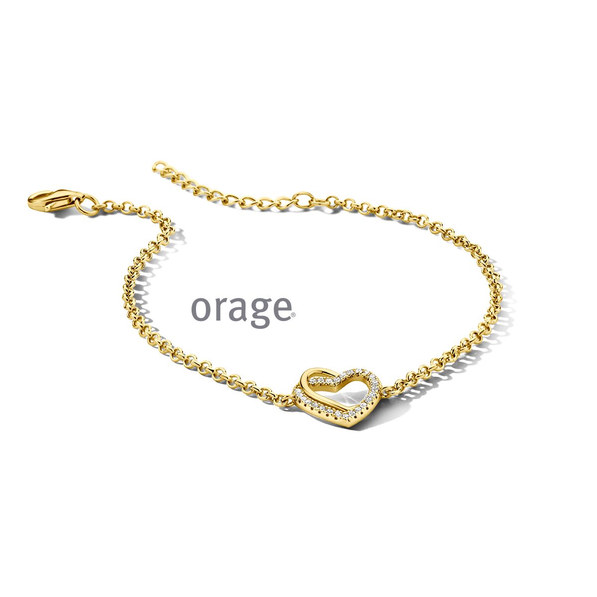 Orage armband verguld geel