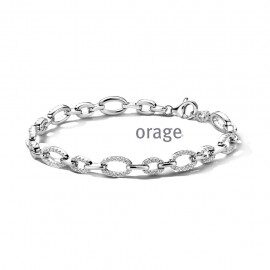 AW291 armband zilver zirconium