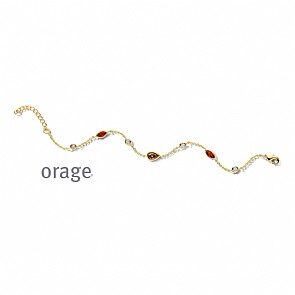 BB162 Armband verguld geel goud cz