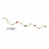 BB162 Armband verguld geel goud cz