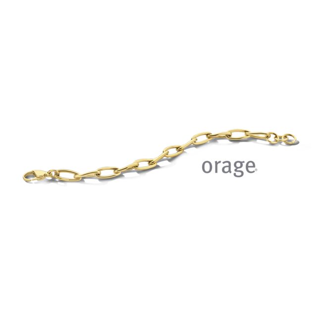 Armband AW115 staal geel