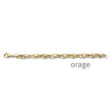Orage armband staal geel