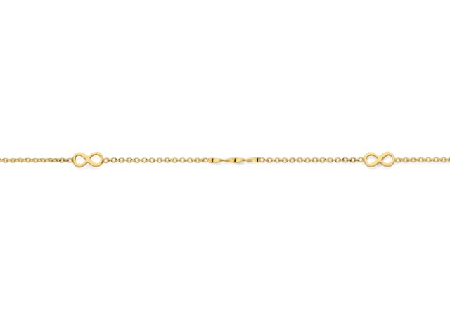 v1748 Armband infinity 18ct feelgoud