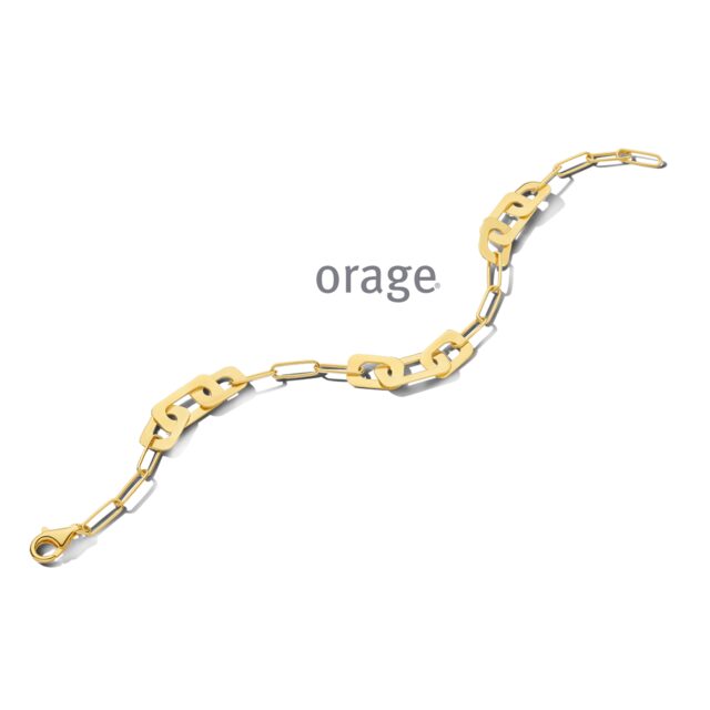 Orage armband verguld geel 