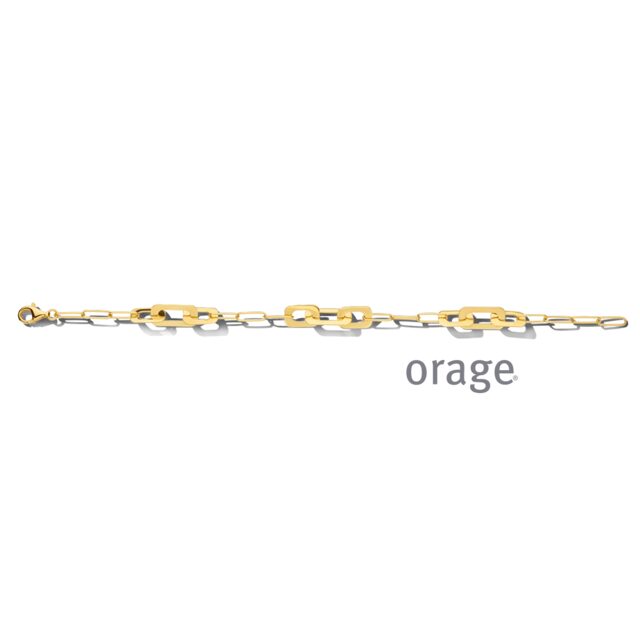Orage armband verguld geel 