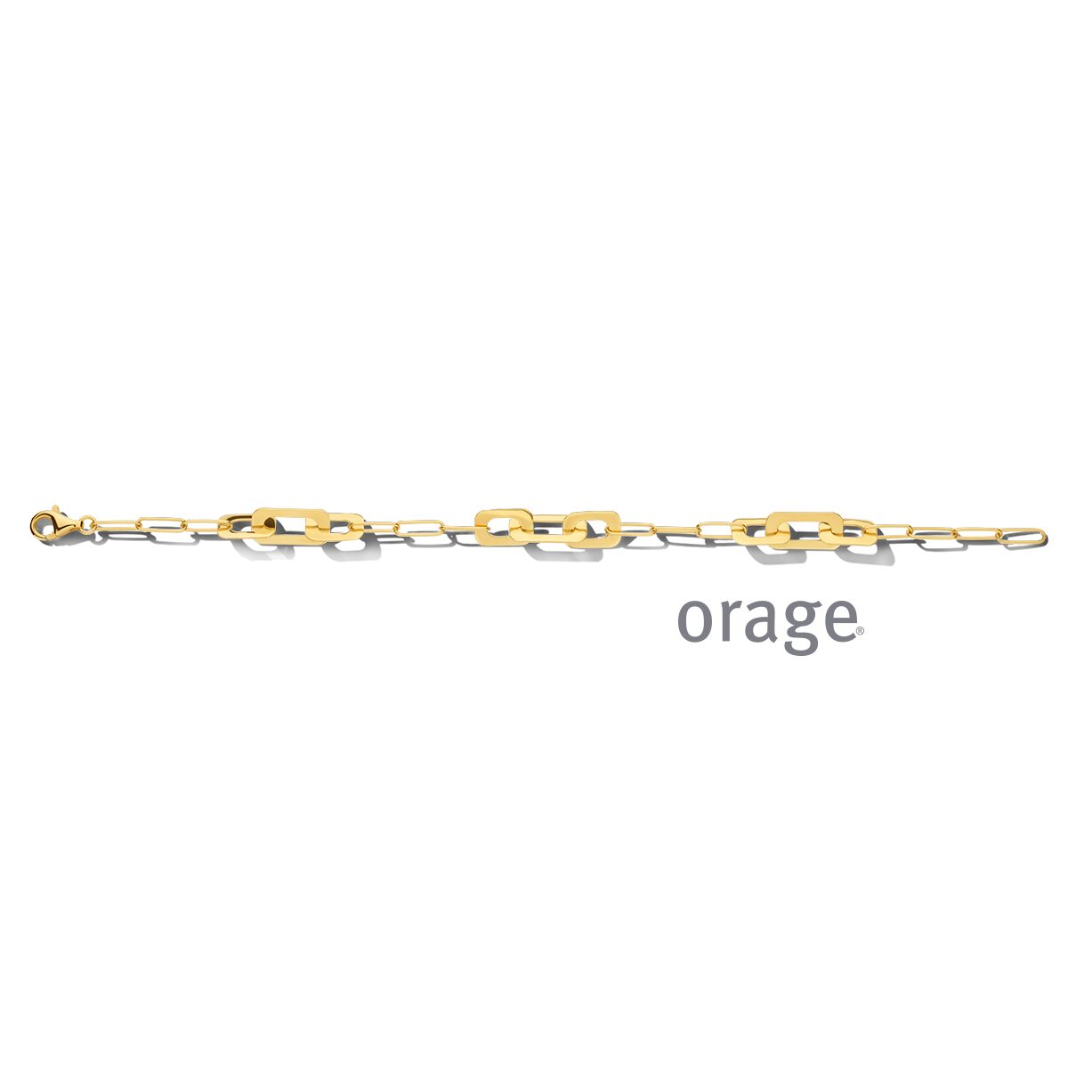 Orage armband verguld geel 