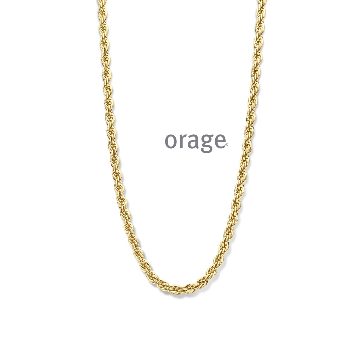 Orage ketting staal geel AW121
