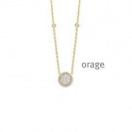 aw231 ketting  verguld geel 
