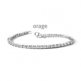 AT101-AS413 Armband zilver zirconium 18cm