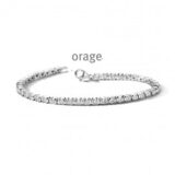 AT101-AS413 Armband zilver zirconium 18cm