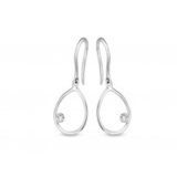 OO1165WB Emotions oorringen witgoud 18ct briljant 0.09ct