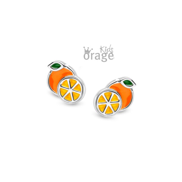 Orage Kids oorring sinaasappel