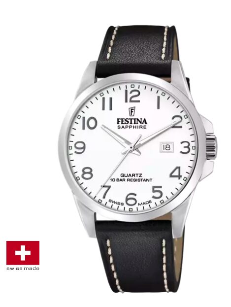 Uurwerk Festina met cijfers & datum