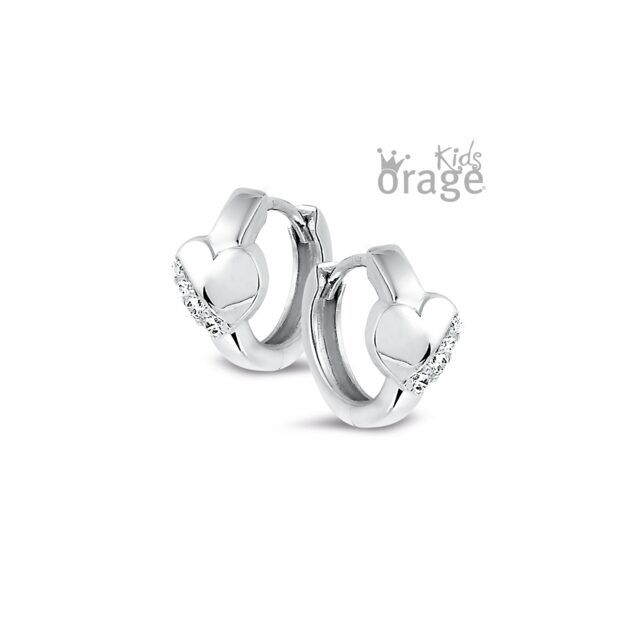 Orage kids hart zilver