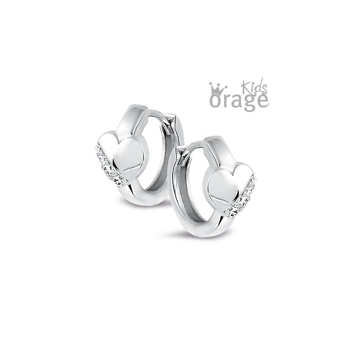 Orage kids hart zilver