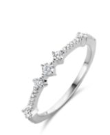Naiomy zilveren ring met zirconium