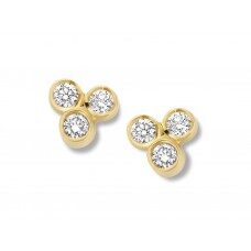 Emotions  OO1236 oorringen geelgoud 18ct Briljant 0.150ct