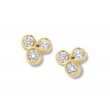 Emotions  OO1236 oorringen geelgoud 18ct Briljant 0.150ct 