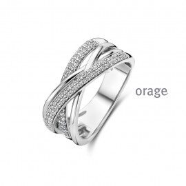 BA031 ring zilver  Maat 52-62