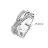 BA031 ring zilver  Maat 52-62