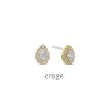 BA109 oorring verguld zirconium