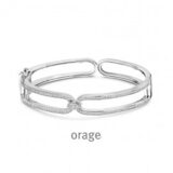 BA062 Armband zilver zirconium