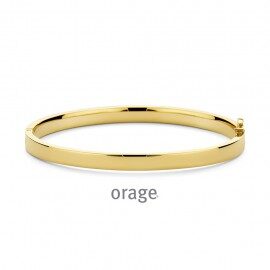 BA153 Armband staal geel 