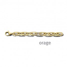 BA159 Armband staal geel