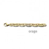 BA159 Armband staal geel