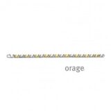 BA187 Armband staal bicolor geel