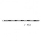 BA189 Armband staal bicolor zwart heren