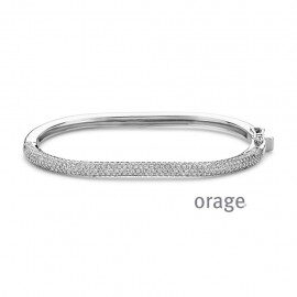 BA023 Armband zilver zirconium