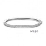 BA023 Armband zilver zirconium