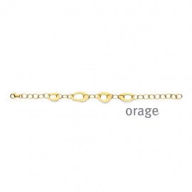 BA336 Armband verguld geel goud 