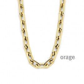 BA158 Ketting staal geel
