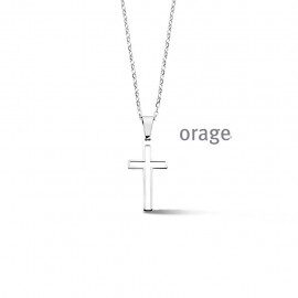 BA181 Ketting heren kruis staal