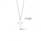 BA181 Ketting heren kruis staal
