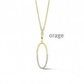 BA115 Ketting verguld geel 