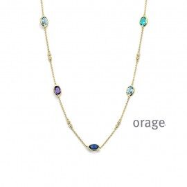 BA125 Ketting verguld geel