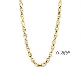 BA136 Ketting staal geel (