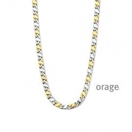 BA188 Ketting staal bicolor geel