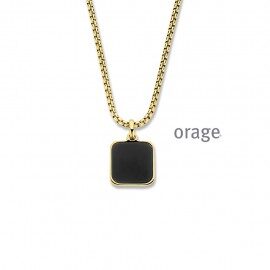 BA178 Ketting heren staal geel
